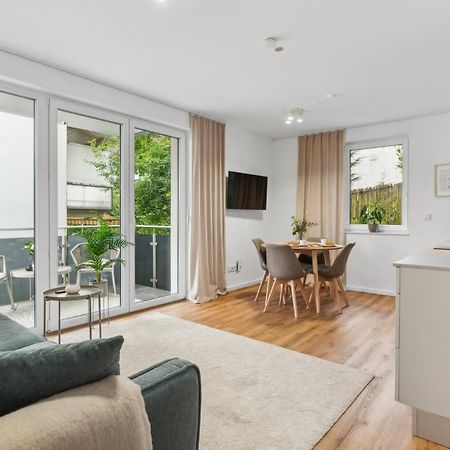 Deluxe Apartment In Bielefeld City Mit Parkplatz Und Balkon Exteriör bild