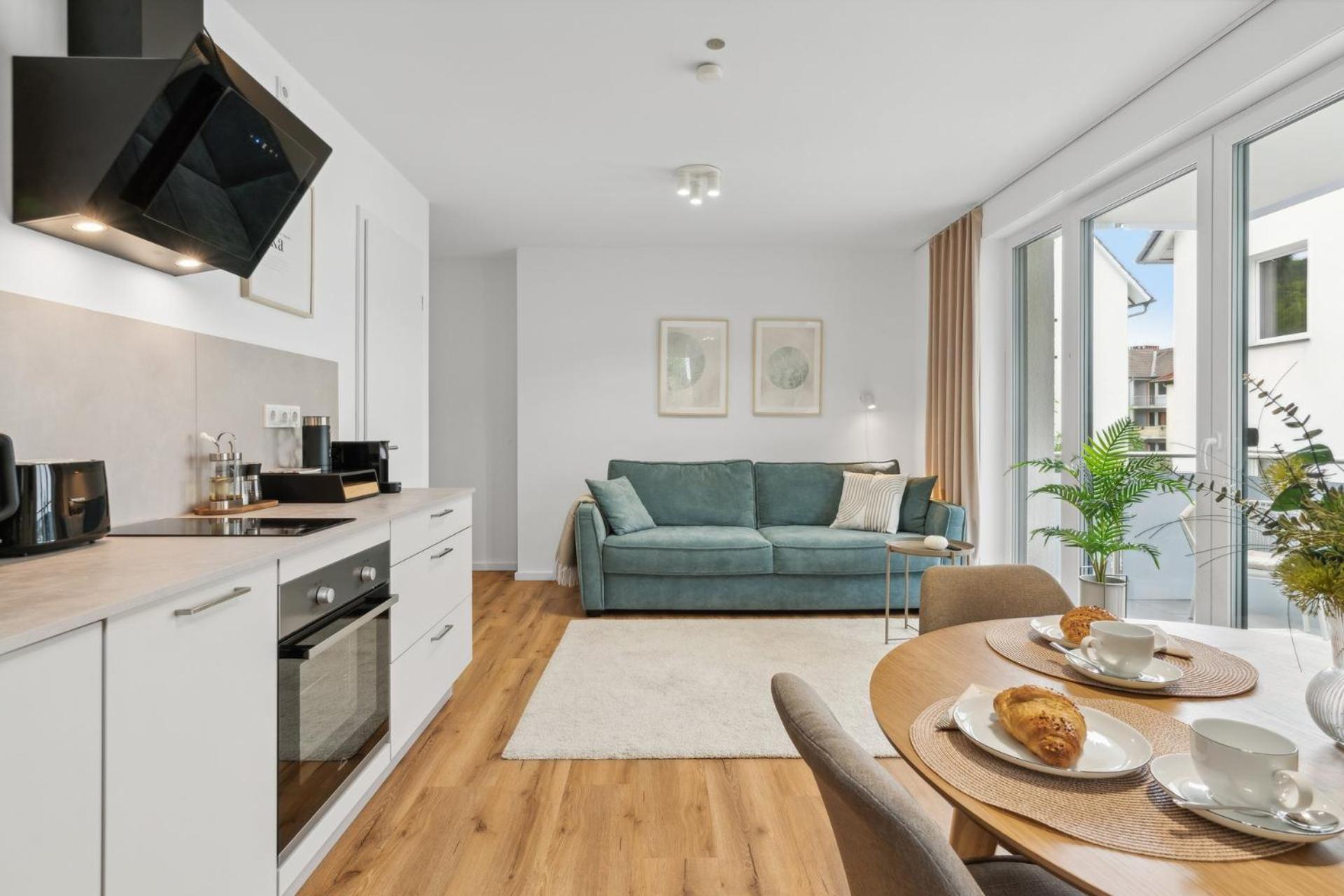 Deluxe Apartment In Bielefeld City Mit Parkplatz Und Balkon Exteriör bild